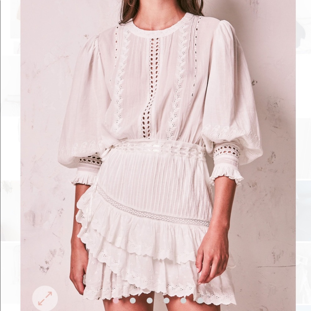 NWT LoveShackFancy Lorelei Dress. Size Petite.